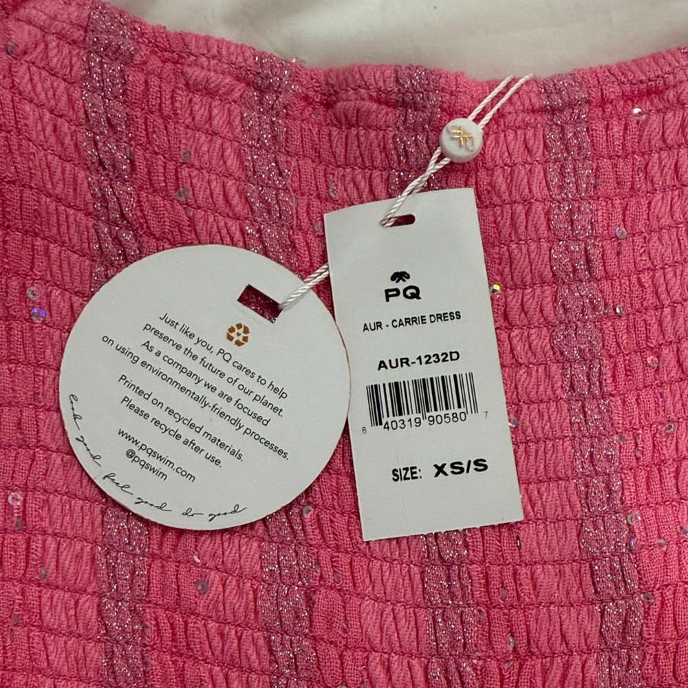Pink Ruffled Smocked Dress - Picture 3 of 10